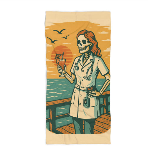 Cocktail for the Doctor Beach Towel