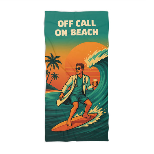 Surfing  Doctor Beach Towel